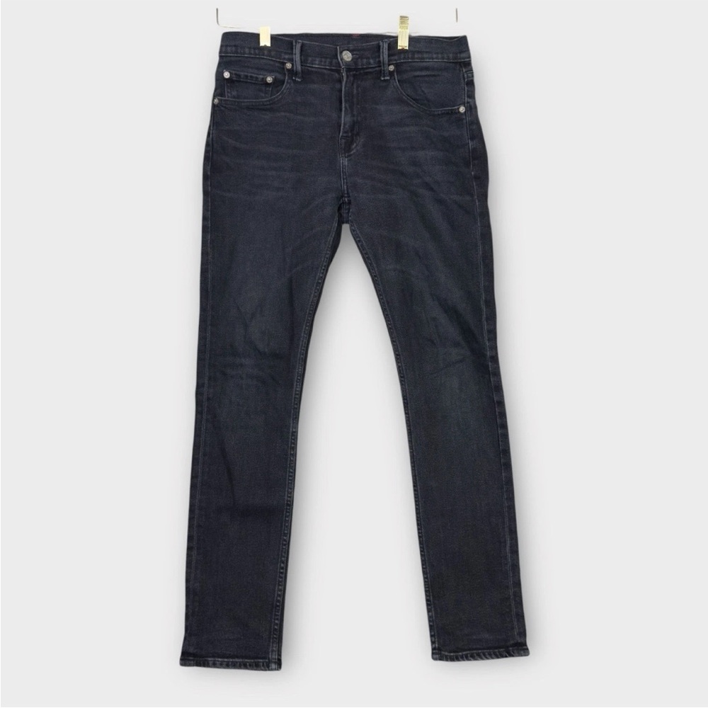 Noend Denim Jeans Slim Fit Mens 30x32 Black Denim Straight Leg Made in USA